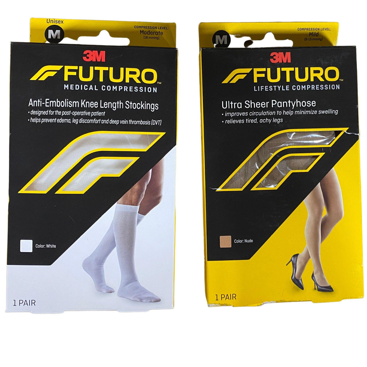 Futuro Pantyhose, Stockings, Knee Highs & Men Dress Socks ( 50 Pcs Box ) - Discount Wholesalers Inc