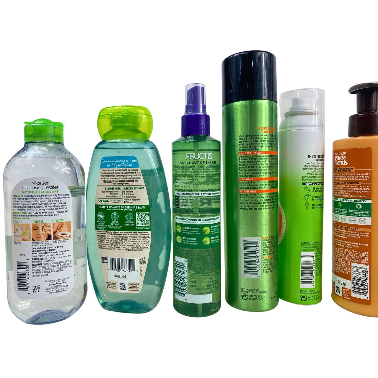 Garnier Assorted Mix - May Include Shampoo/Hair Products & Micellar Water (50 Pcs Lot) - Discount Wholesalers Inc