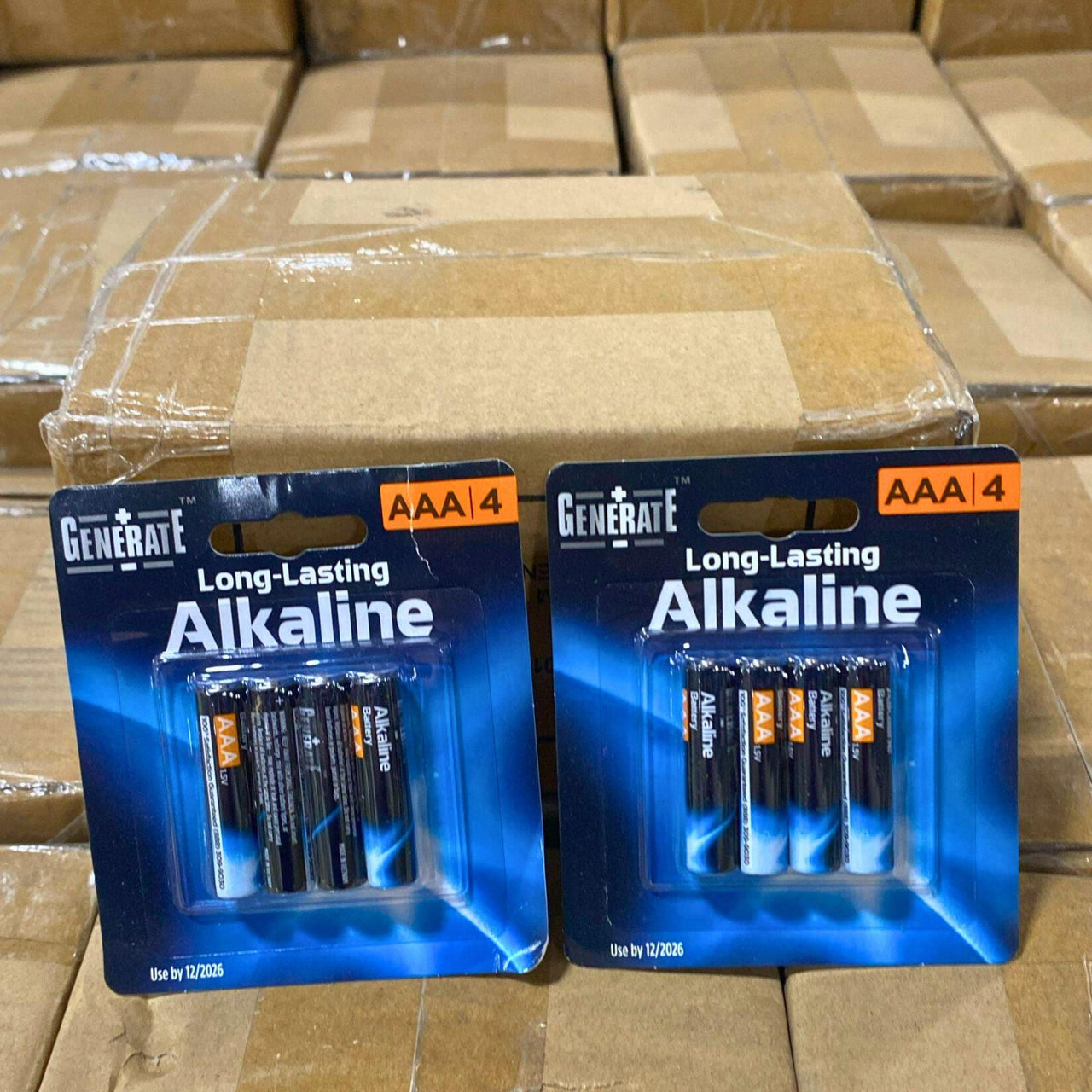Generate Alkaline Long Lasting AAA4 (96 Pcs Lot) - Discount Wholesalers Inc