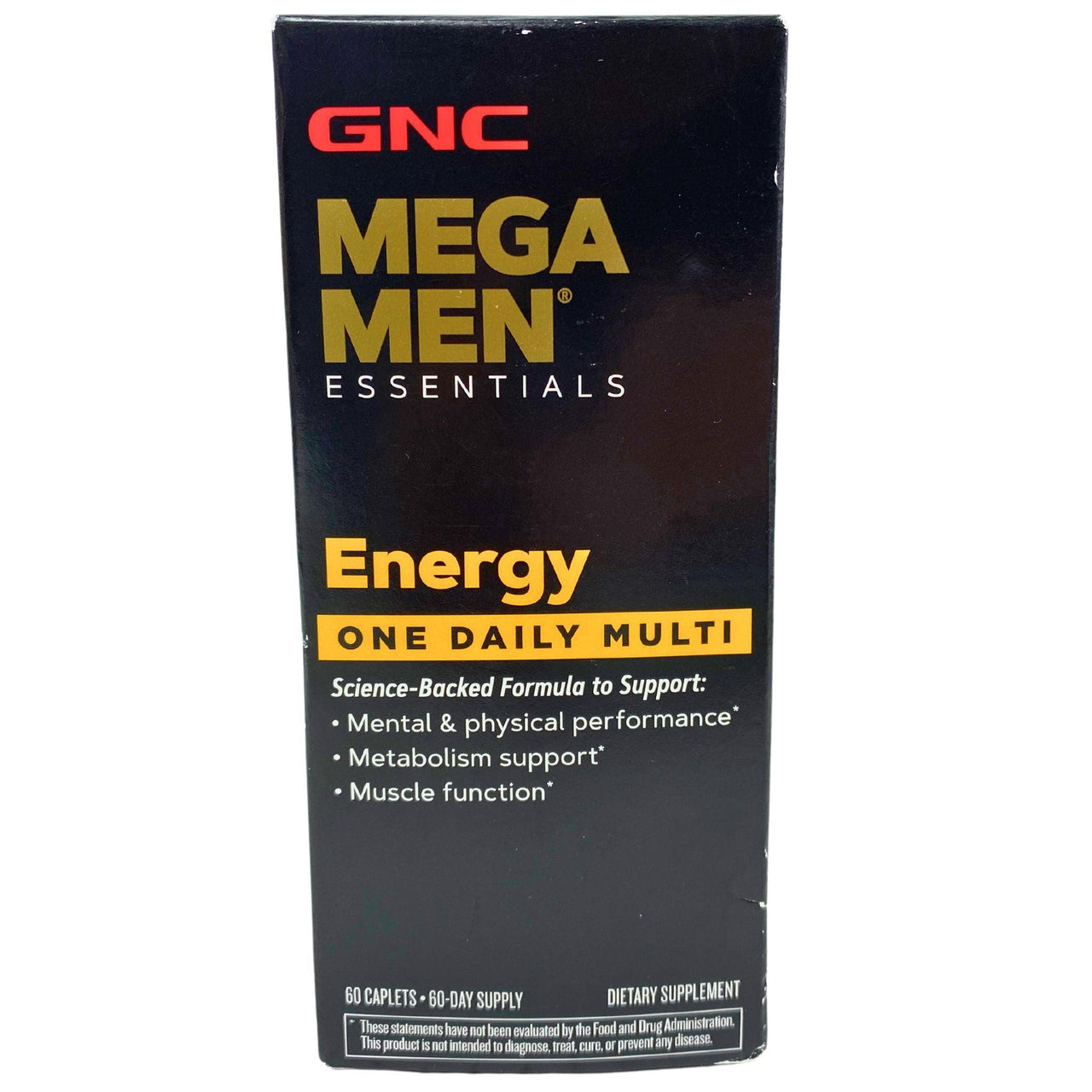 GNC Mega Men Essentials Energy One Daily Multi (55 Pcs Lot) - Discount Wholesalers Inc