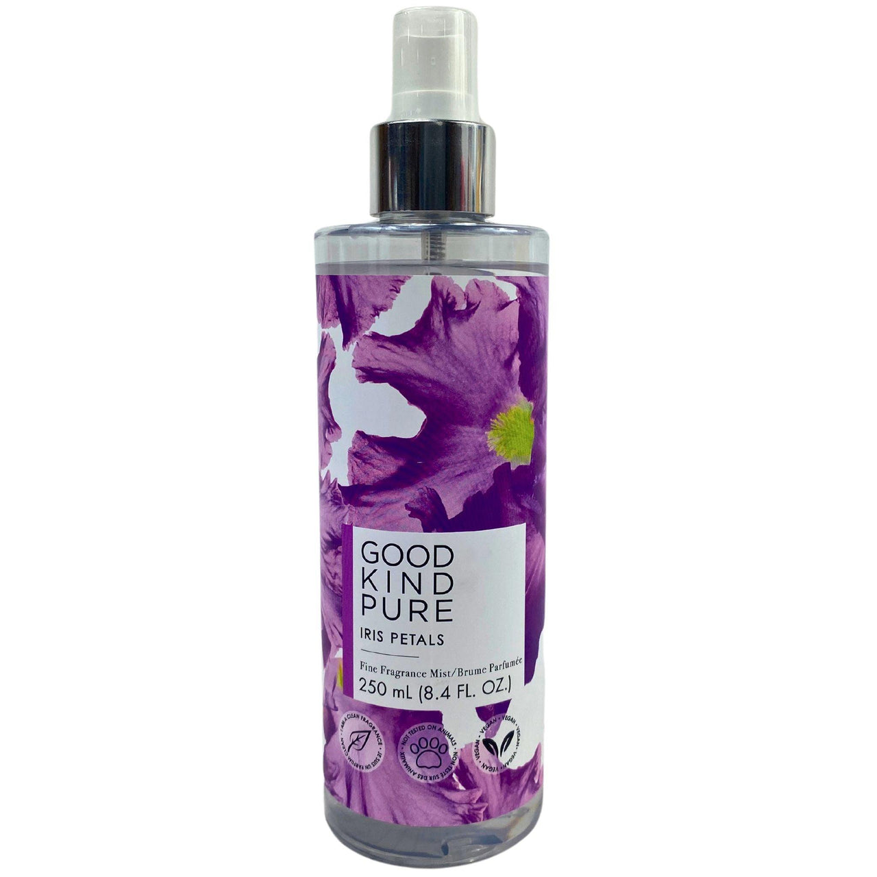 Good Kind Pure Iris Petals Fine Fragrance Mist 8.4OZ (70 Pcs Lot) - Discount Wholesalers Inc
