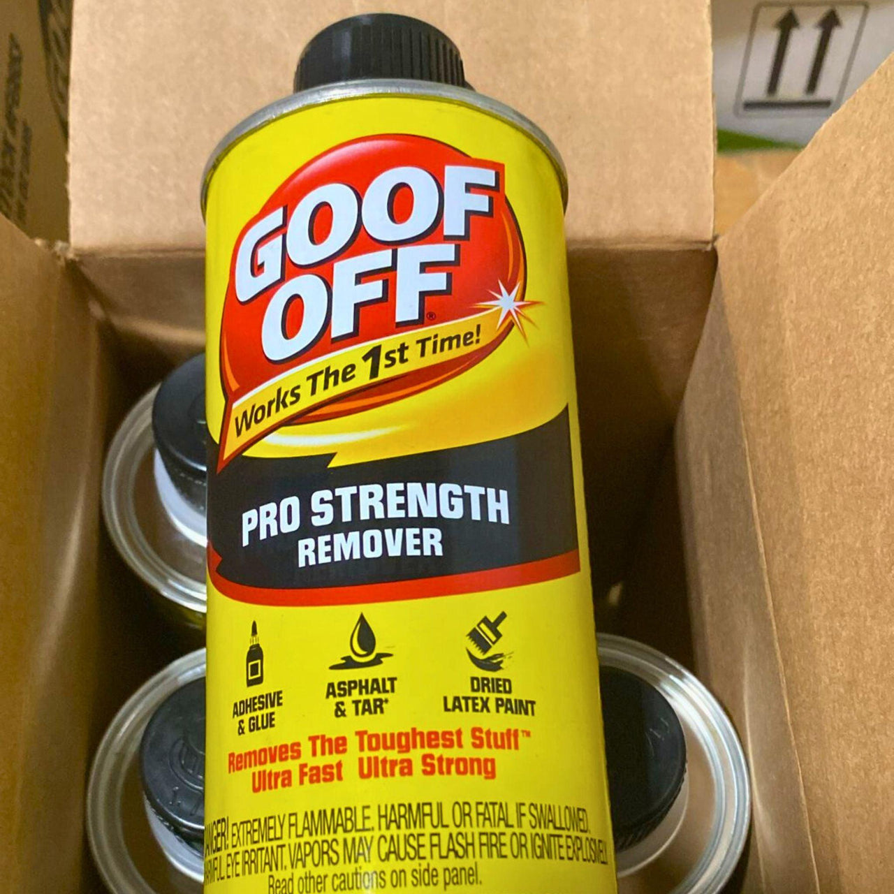 Goof Off Works The 1st Time! Pro Strength Removes the toughest stuff 16OZ (48 Pcs Lot) - Discount Wholesalers Inc