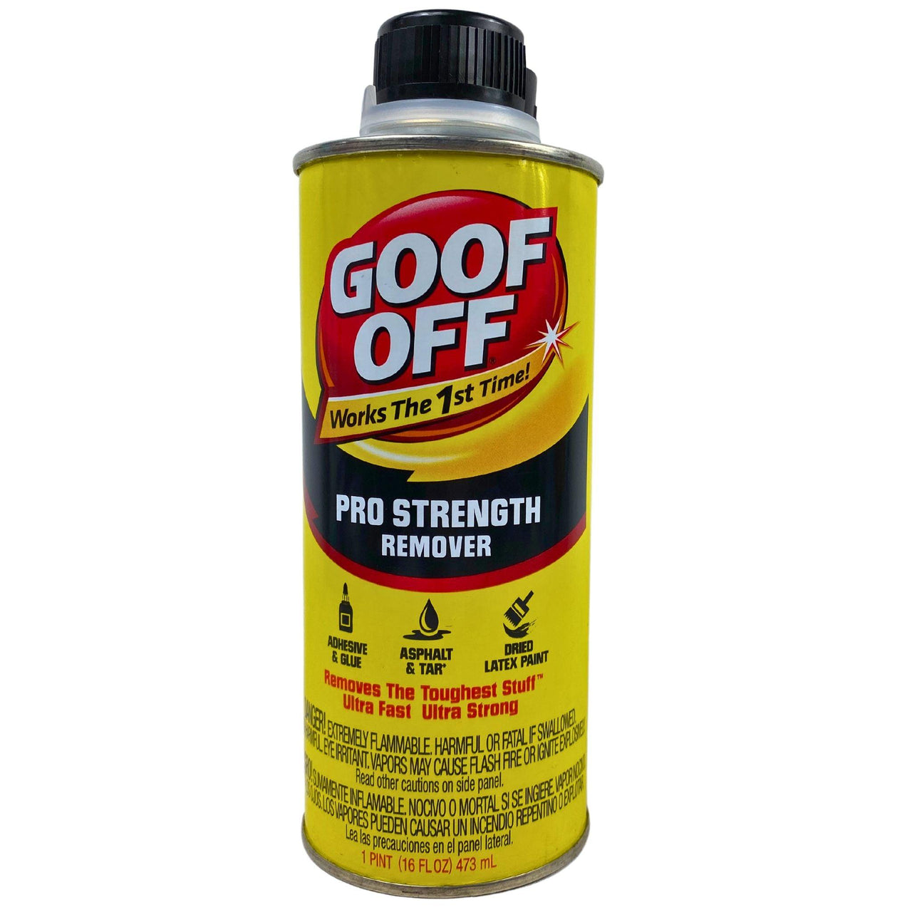 Goof Off Works The 1st Time! Pro Strength Removes the toughest stuff 16OZ (48 Pcs Lot) - Discount Wholesalers Inc