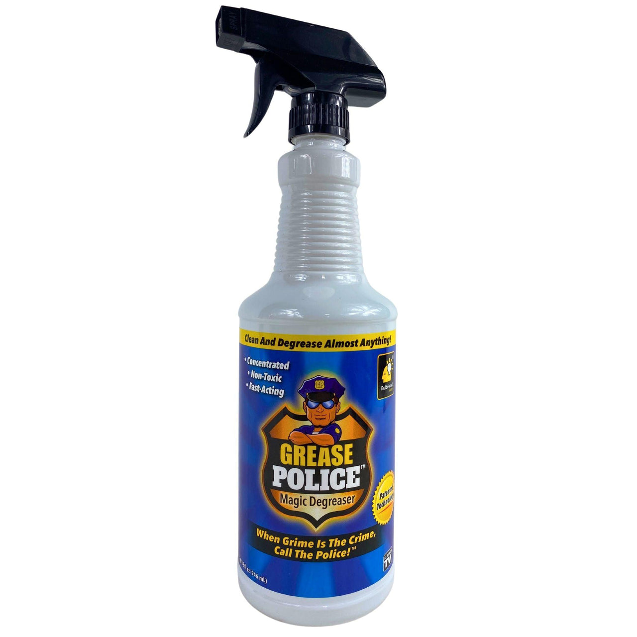 Grease Police Magic Degreaser Cleans & Degreases almost everything 32fl.oz (30 Pcs Lot) - Discount Wholesalers Inc