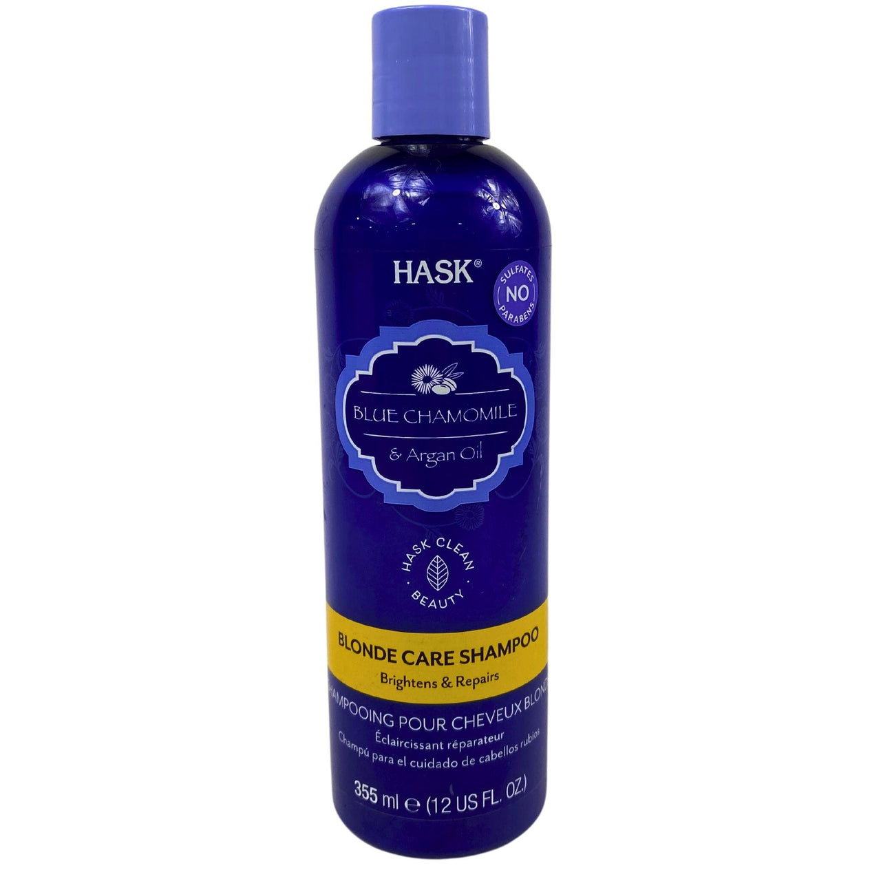 HASK Blue Chamomile & Argan Oil Blonde Care Shampoo 12OZ (50 Pcs Lot) - Discount Wholesalers Inc