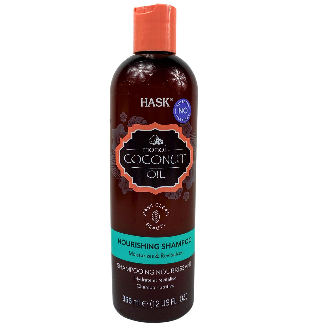 HASK Monoi Coconut Oil Nourishing Shampoo 12OZ (50 Pcs lot) - Discount Wholesalers Inc