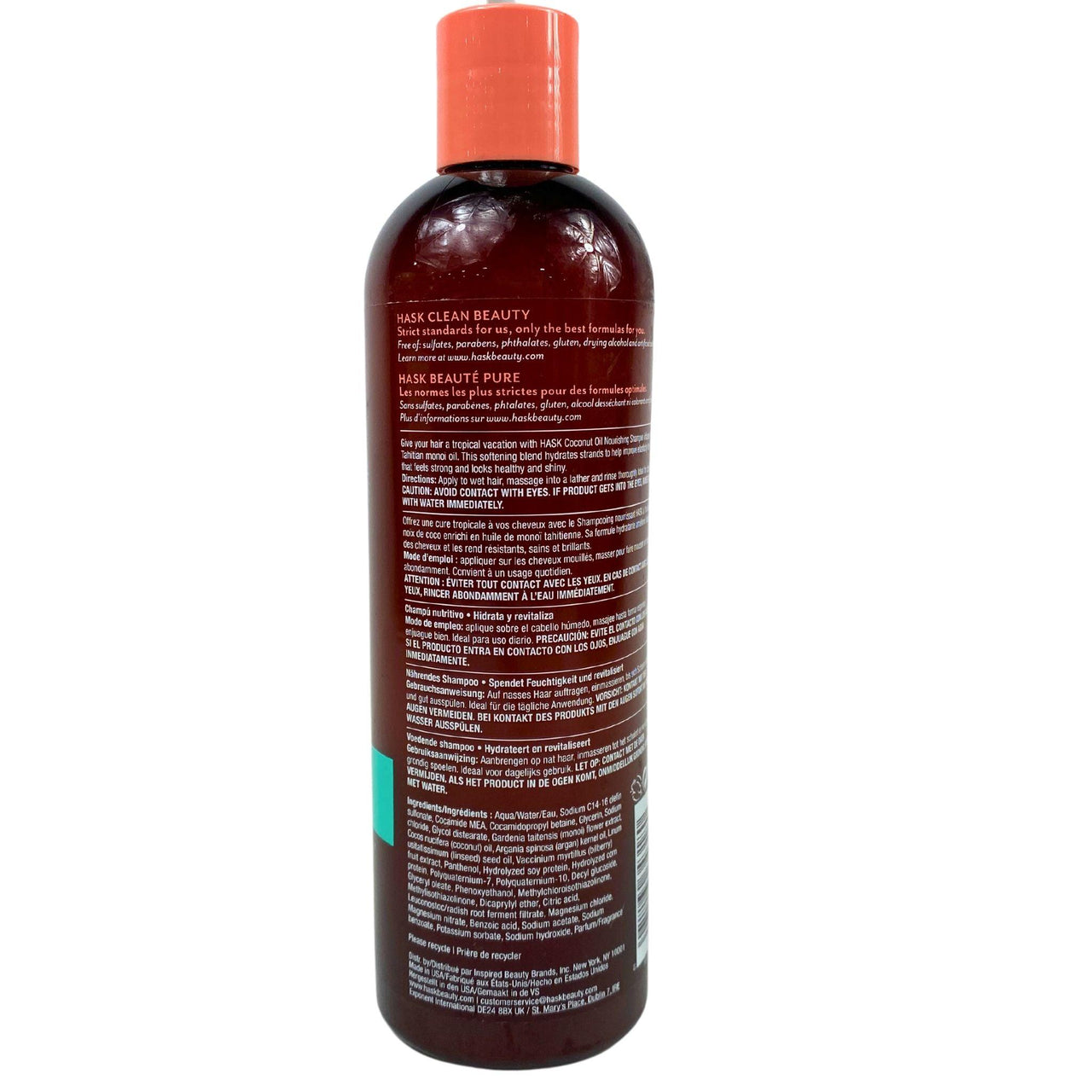 HASK Monoi Coconut Oil Nourishing Shampoo 12OZ (50 Pcs lot) - Discount Wholesalers Inc