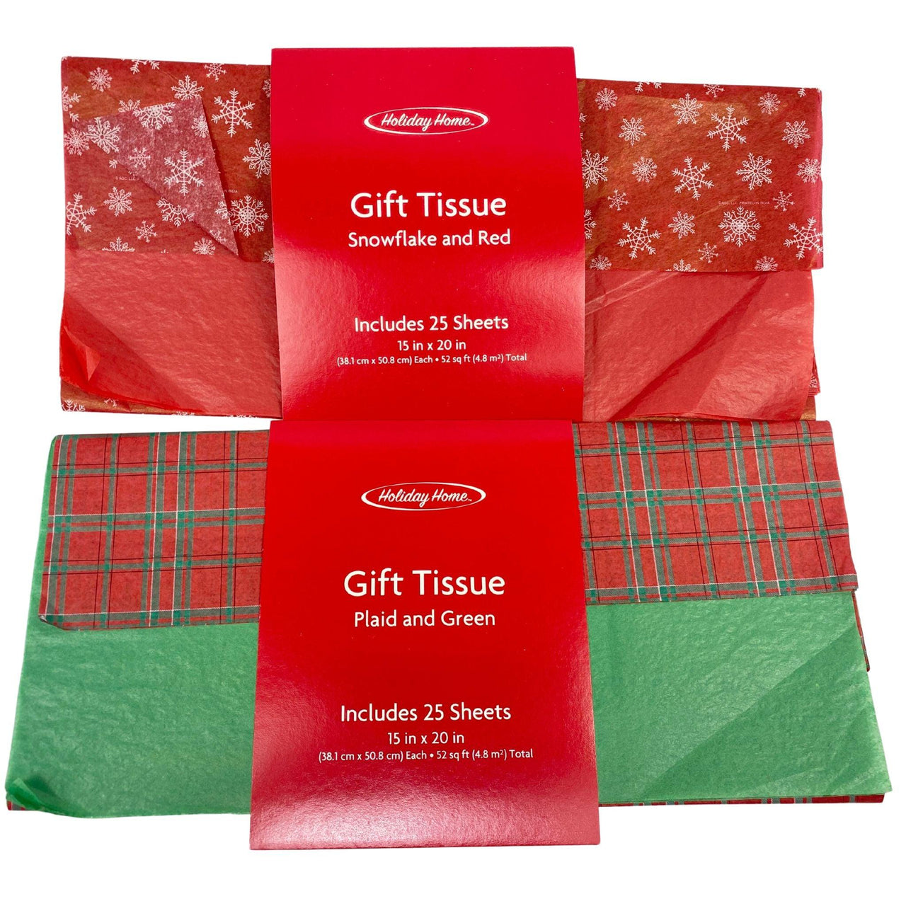 Holiday Home Gift Tissue (50 Pcs Lot) - Discount Wholesalers Inc