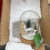 Thumbnail for Holiday Home Happy Holidays LED Cloche (12 Pcs Lot) - Discount Wholesalers Inc