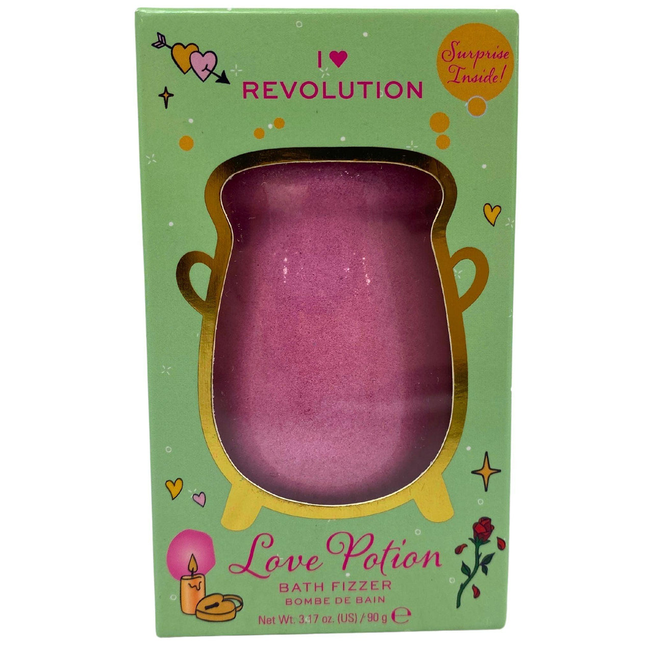 I Heart Revolution Love Potion Bath Fizzer 3.17oz (48 Pcs Lot) - Discount Wholesalers Inc