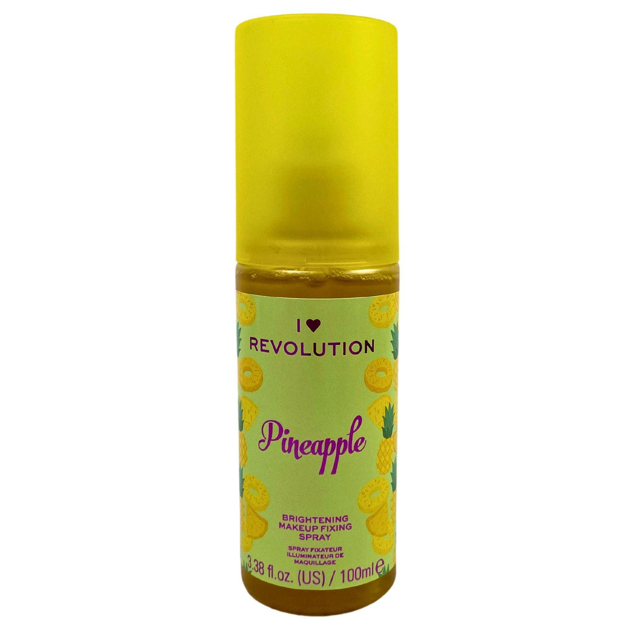 I Heart Revolution Pineapple Brightening Makeup Fixing Spray 3.38OZ (36 Pcs Lot) - Discount Wholesalers Inc