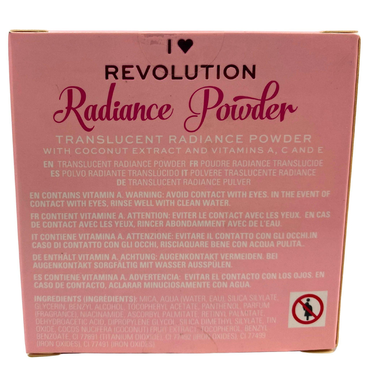 I Heart Revolution Radiance Powder Translucent Radiance Powder 0.42oz (30 Pcs lot) - Discount Wholesalers Inc