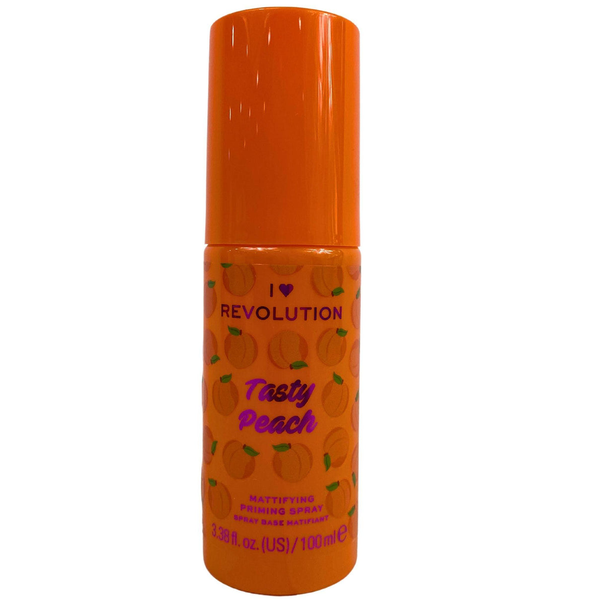 I Heart Revolution Tasty Peach Mattifying Priming Spray 3.38OZ (36 Pcs Lot) - Discount Wholesalers Inc