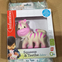 Thumbnail for Infantino Zebra Squeeze & Teethe (24 Pcs Lot) - Discount Wholesalers Inc