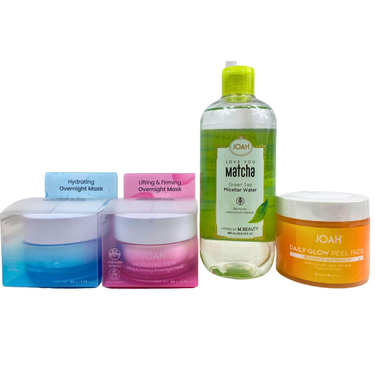 Joah Skincare Mix - May Include Overnight Masks,Micellar Water & Peel Pads (30 Pcs Lot) - Discount Wholesalers Inc