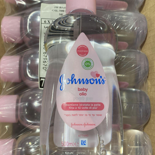 Johnson's Baby Aceite Oil 500 ml 16.91 fl oz (50 Pcs Lot) - Discount Wholesalers Inc