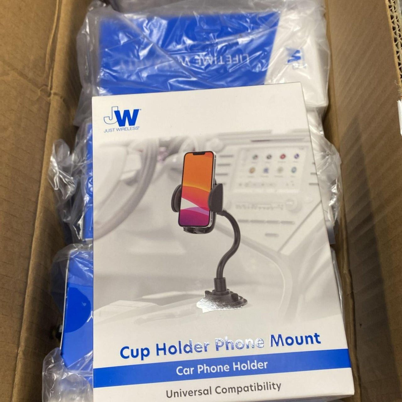 Just Wireless' Cup Holder Phone Mount (70 Pcs Lot) - Discount Wholesalers Inc