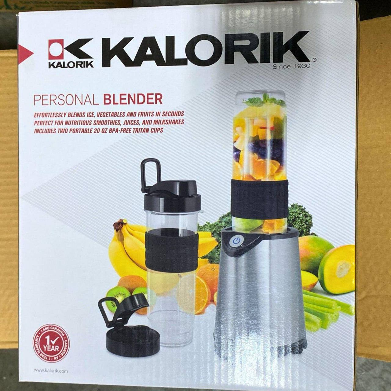 Kalorik Personal Blender 20Oz (10 Pcs Lot) - Discount Wholesalers Inc