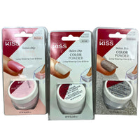 Thumbnail for Kiss Salon Dip Color Powder Long-Wearing Color & Shine Assorted Mix 0.31OZ (50 Pcs Lot) - Discount Wholesalers Inc