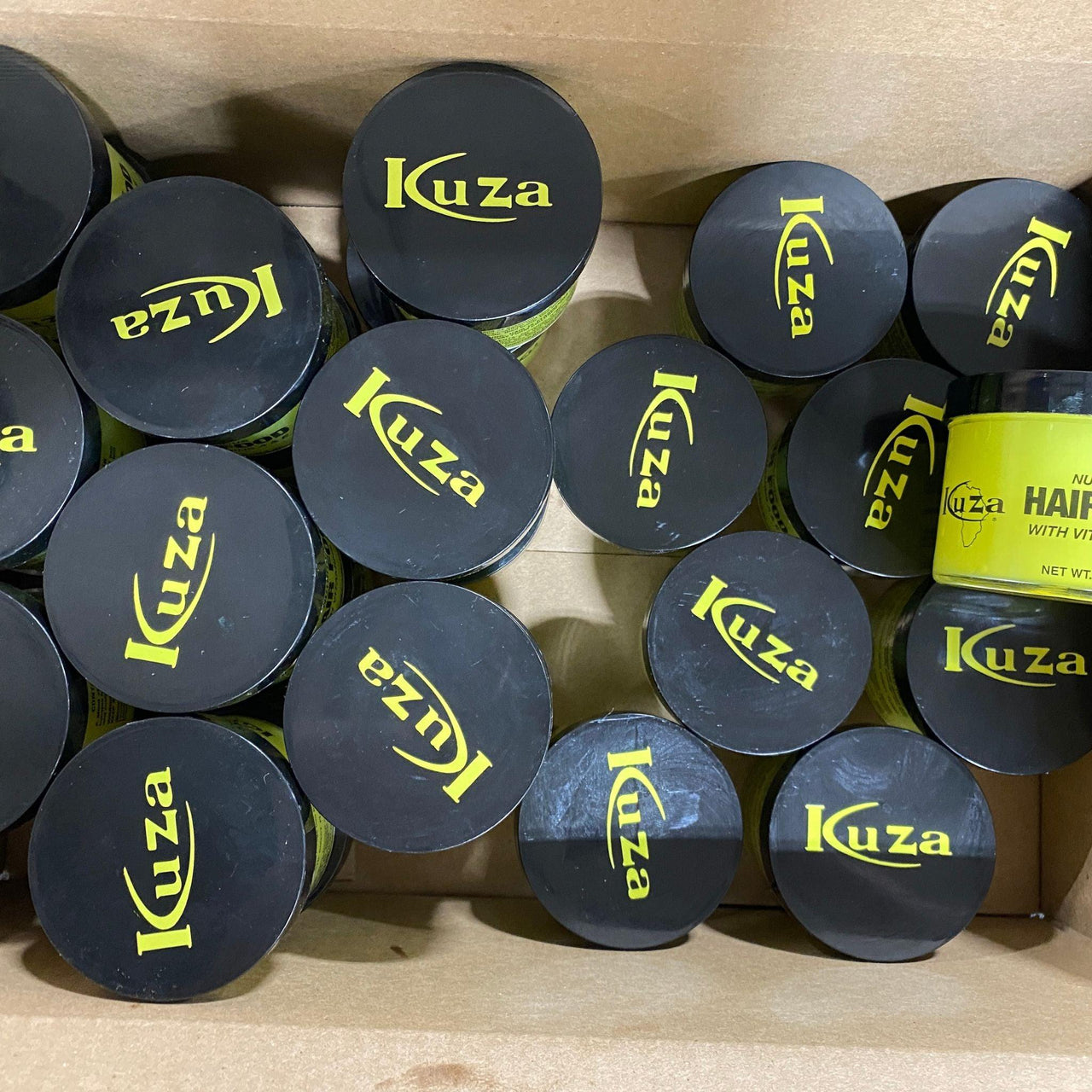 Kuza Nutritious Hair Food with Vitamins A & E 4OZ ( 28 Pcs Box ) - Discount Wholesalers Inc