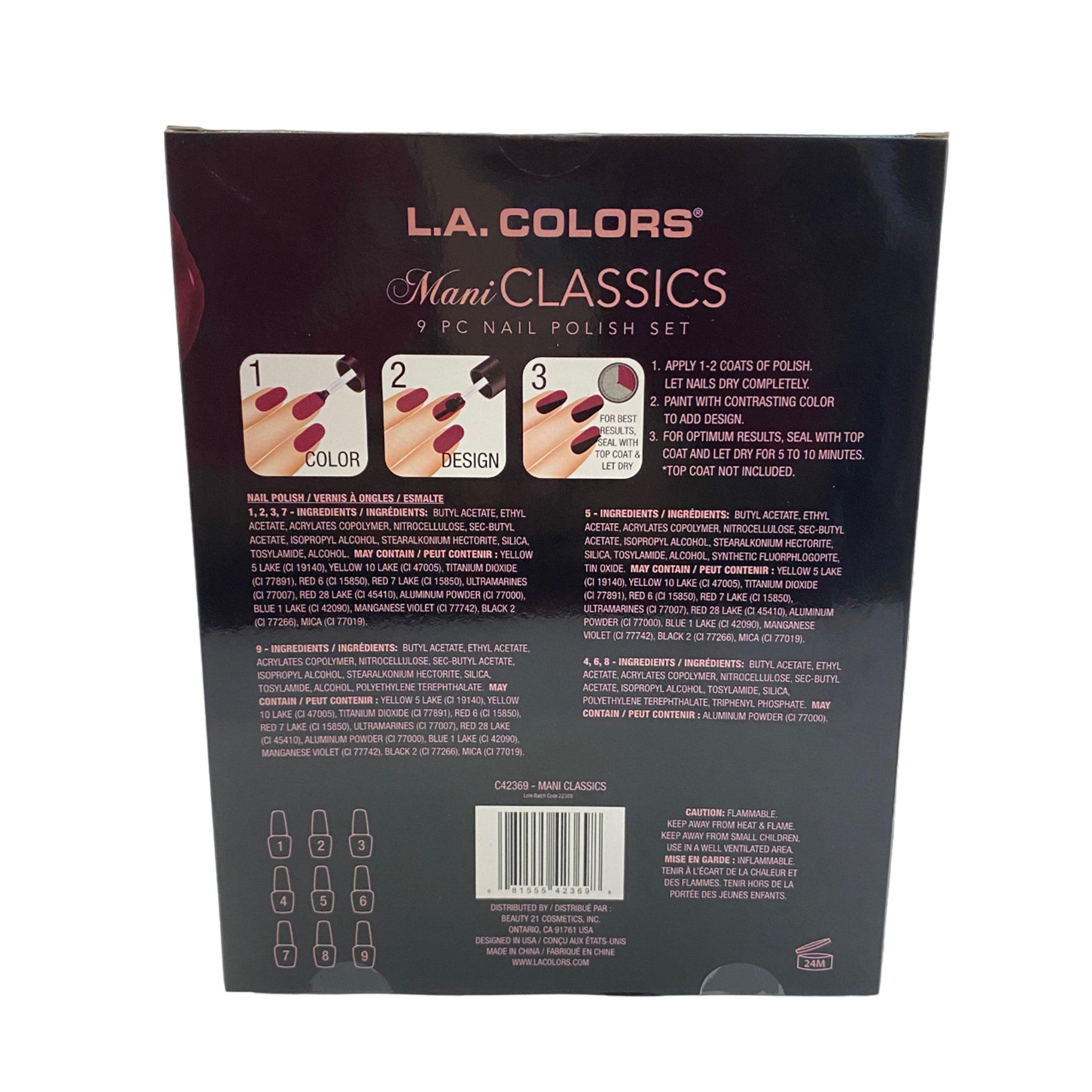 LA Colors Dark Metal Nail Polish Set #CLAC439 (24PC) -  :  Beauty Supply, Fashion, and Jewelry Wholesale Distributor