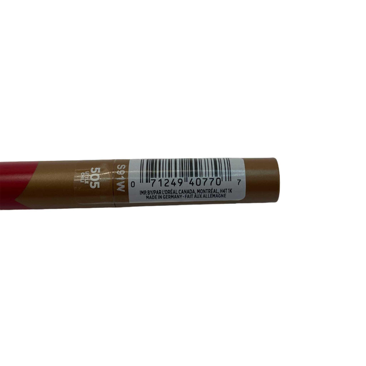 L'Oreal Paris Matte Lip Crayon 505 LITTLE CHILI (72 Pcs Box) - Discount Wholesalers Inc
