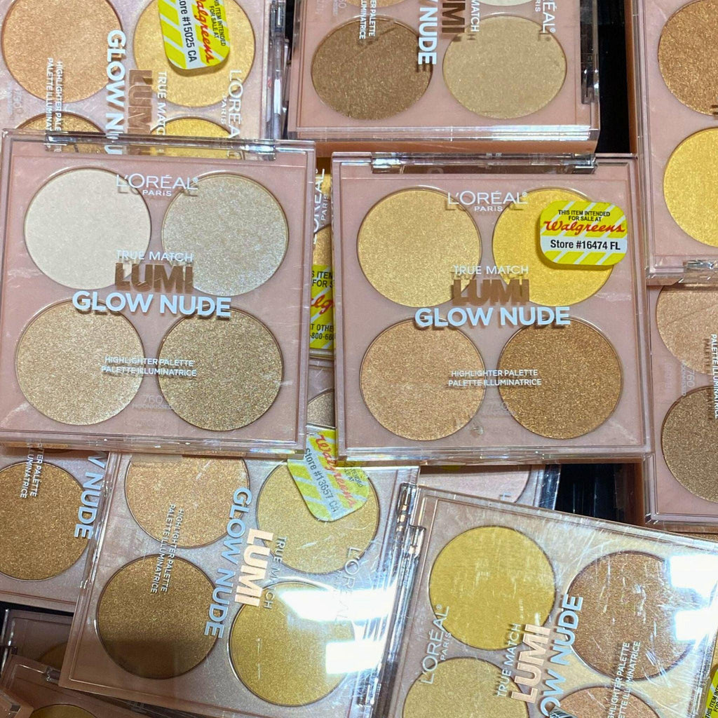 L'Oreal Paris True Match Lumi Glow Nude Assorted Highlighter Palette (50 Pcs Lot) - Discount Wholesalers Inc