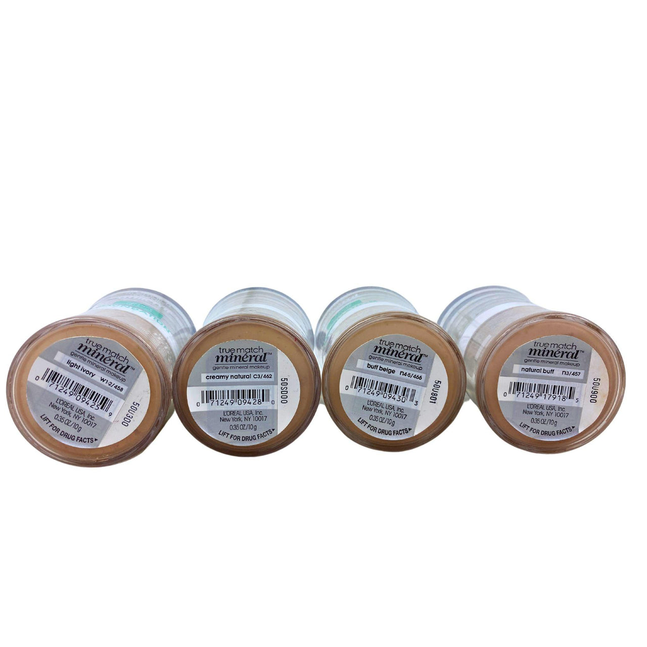 L'Oreal Truematch Mineral Gentle Mineral Makeup Titanium Dioxide Sunscreen Broad Spectrum SPF 19 0.35OZ Assorted Mix (50 Pcs Lot) - Discount Wholesalers Inc