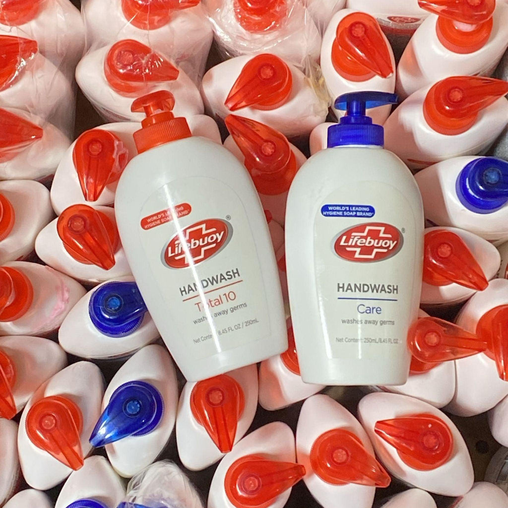 Lifebuoy World's Leading Hygiene Soap Brand Handwash Washes Away Germs 8.45OZ (50 Pcs Lot) - Discount Wholesalers Inc