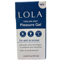 Thumbnail for LOLA Tingling Mint Pleasure Gel For Spot-On Arousal 0.34OZ (50 Pcs Lot) - Discount Wholesalers Inc