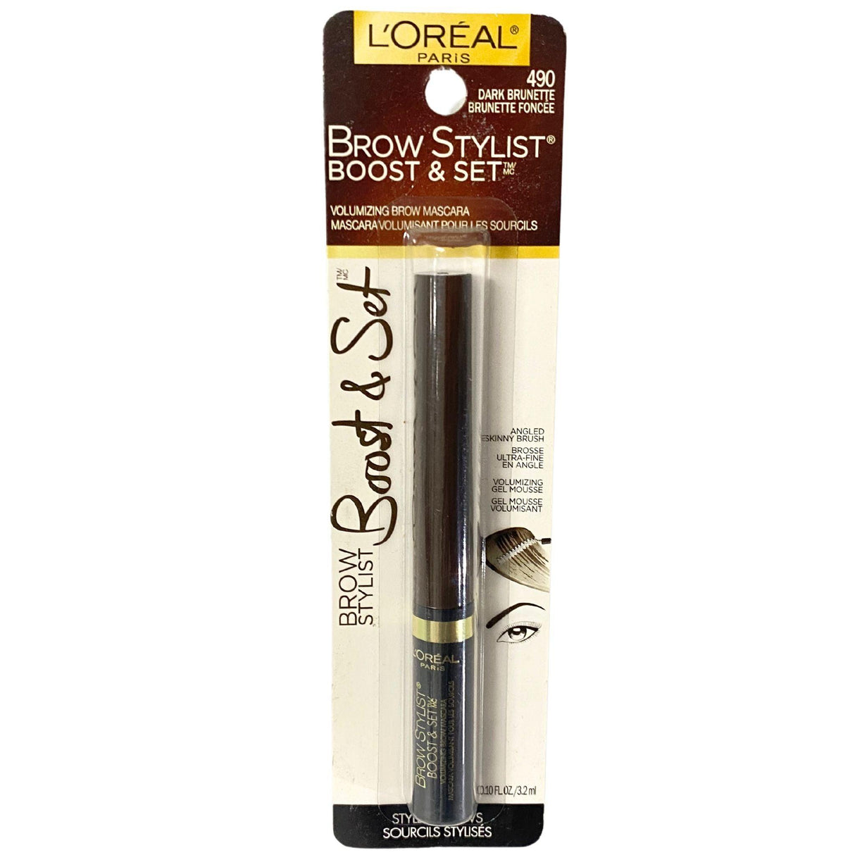 Loreal Paris Brow Set & Stylist Volumizing Brow Mascara (50 Pcs Lot) - Discount Wholesalers Inc