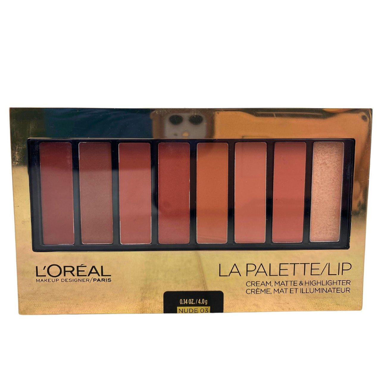 LOreal Paris Colour Riche La Palette Lip CREAM , Matte & Highlighter ,Shade Nude 03 (50 Pcs Lot) - Discount Wholesalers Inc