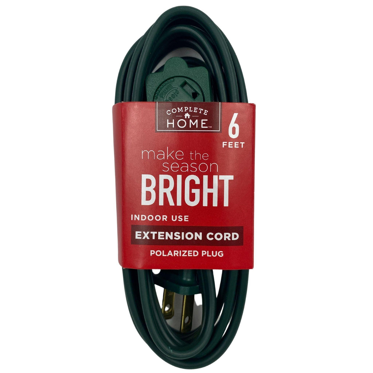 Make The Season Bright Indoor Use 6 Feet Extension Cord (60 Pcs Lot) - Discount Wholesalers Inc