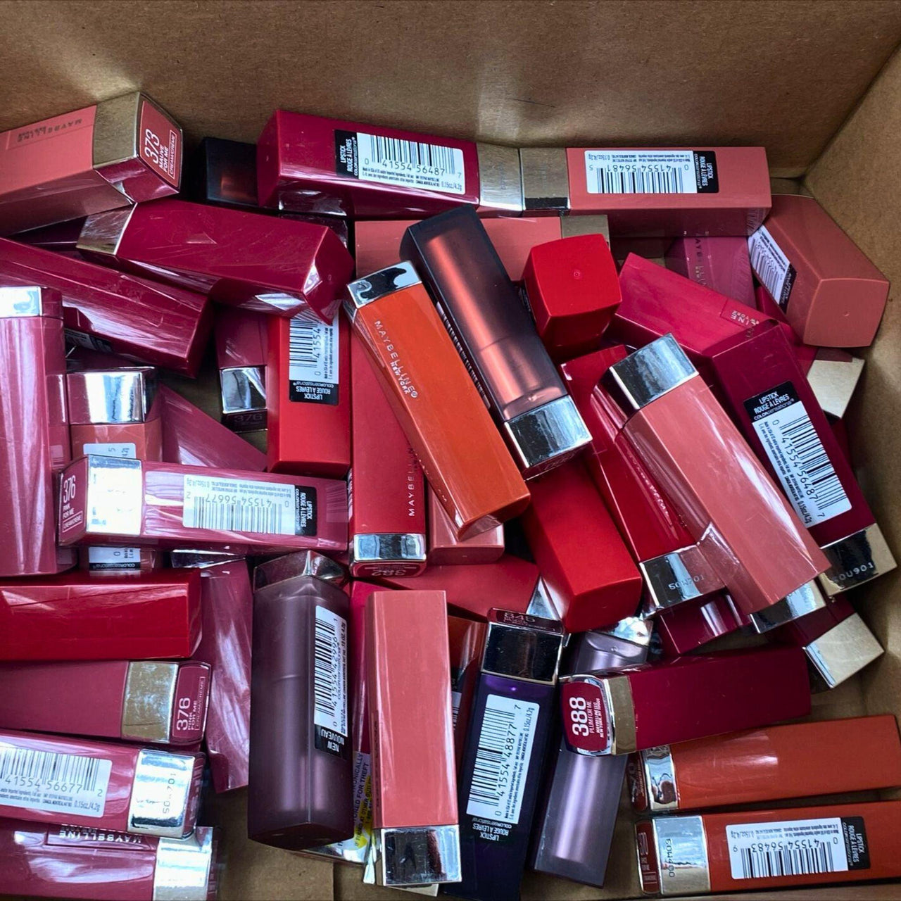 Maybelline Assorted Lipsticks Assorted Colors (50 Pcs lot) - Discount Wholesalers Inc