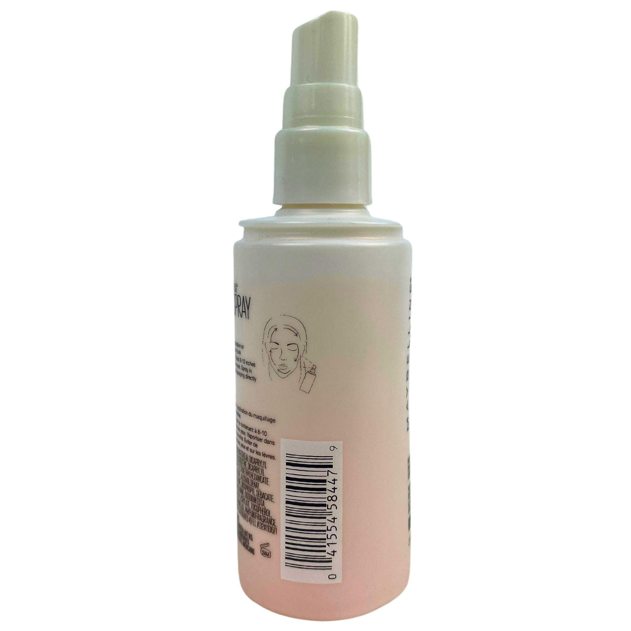 Maybelline Glass Spray Make-up Finishing Spray Skin Looks Hydrated Dewy Finish 3.4oz (70 Pcs Lot) - Discount Wholesalers Inc