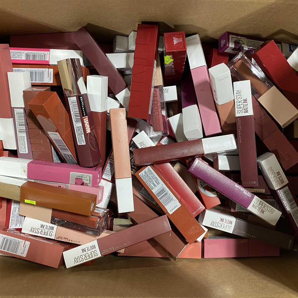 Maybelline Lipsticks Glosses Assorted (100 Pcs Box) - Discount Wholesalers Inc