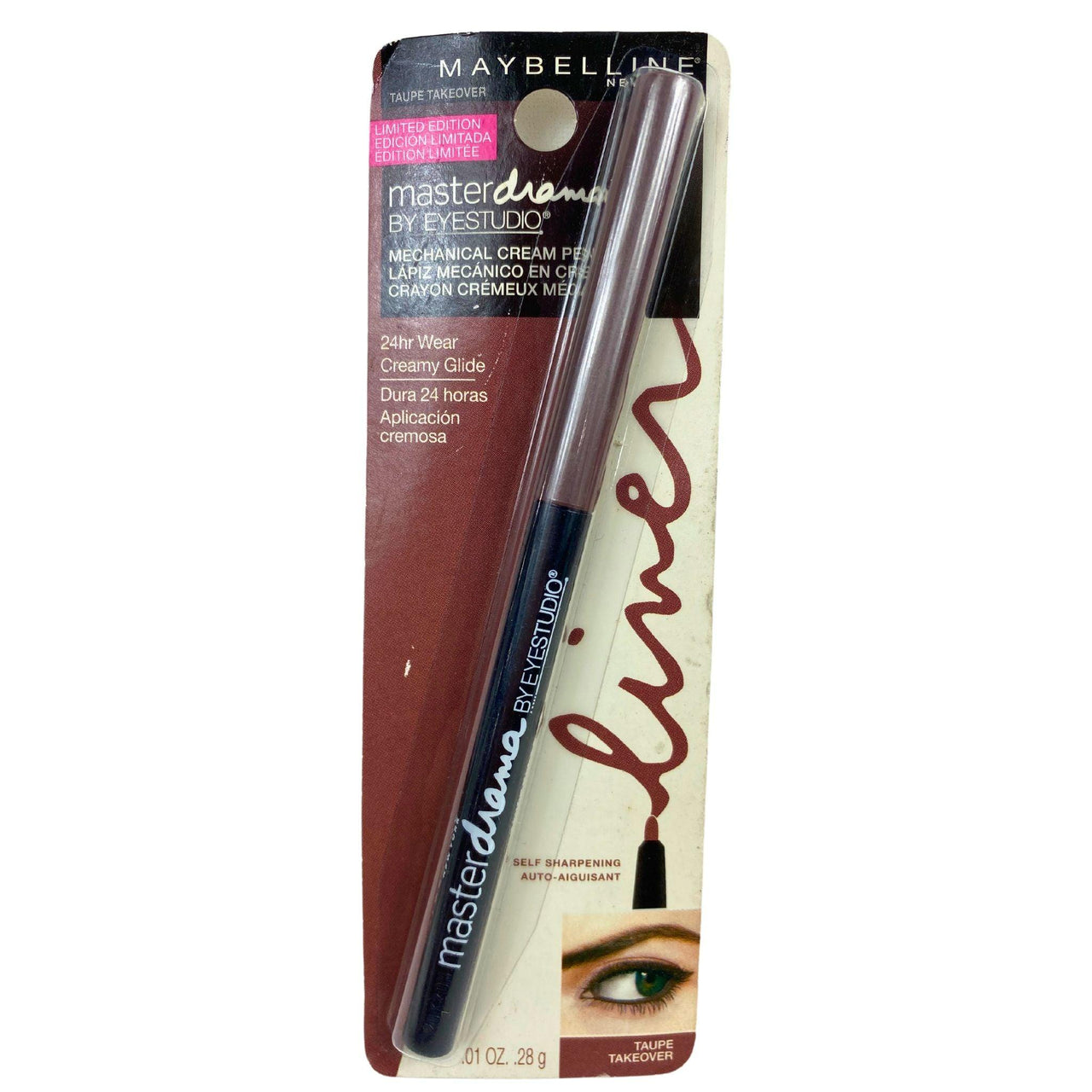 Maybelline Master Drama by Eyestudio Self Sharpening Mechanical Cream Pencil (50 Pcs Lot) - Discount Wholesalers Inc