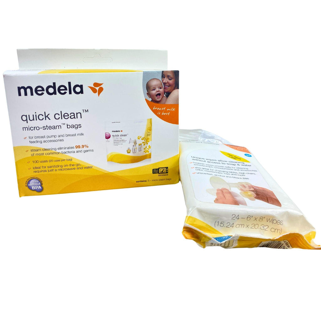 Medela Quick Clean Breast Pump And Accessory  