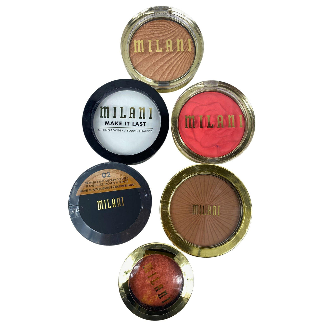 Milani Assorted Powders & Blush Mix (50 Pcs Lot) - Discount Wholesalers Inc