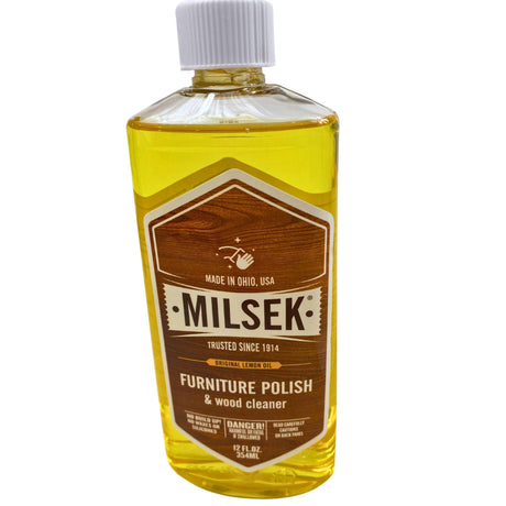 Milsek Furniture Polish and Cleaner With Lemon Oil, 12-Ounce (48 Pcs Lot) - Discount Wholesalers Inc