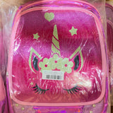 Mloovnemo Girls Elementary with Sequins Lunch Bag (24 Pcs Lot) - Discount Wholesalers Inc