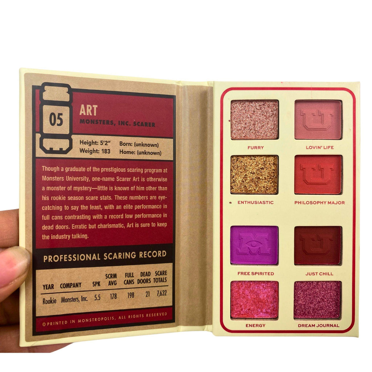 Monsters University 8 Shadow Palette Mix (50 Pcs Lot) - Discount Wholesalers Inc