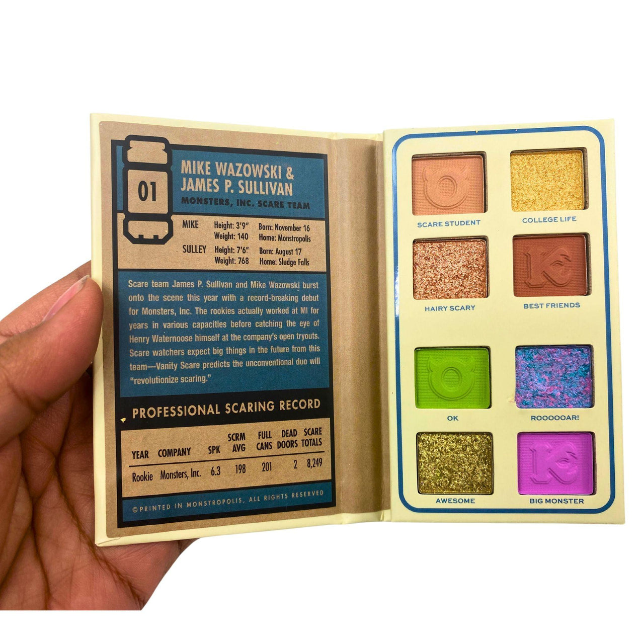 Monsters University 8 Shadow Palette Mix (50 Pcs Lot) - Discount Wholesalers Inc