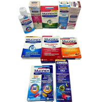 Thumbnail for Mucinex Mix Includes Syrups & Tablets (38 pcs lot) - Discount Wholesalers Inc