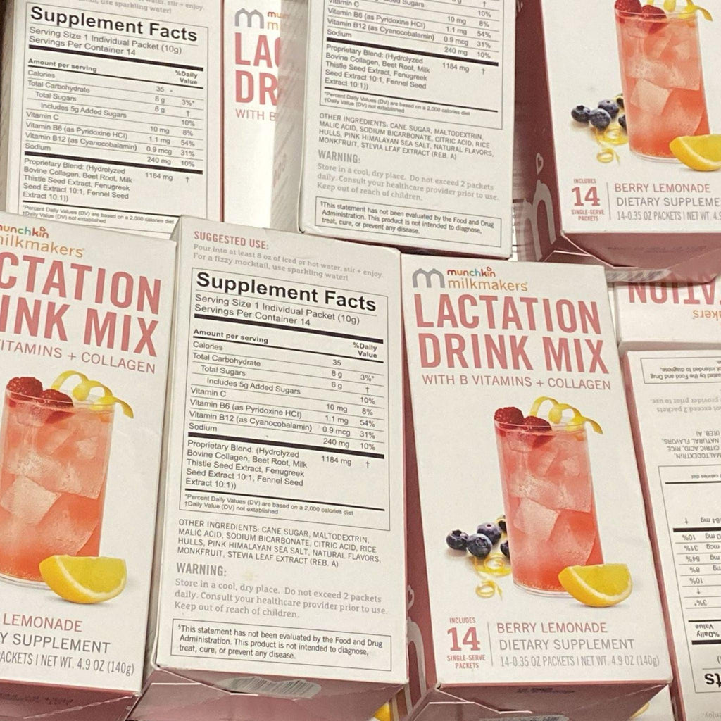 Munchkin Milkmakers Lactation Drink Mix (16 Pcs Lot) - Discount Wholesalers Inc