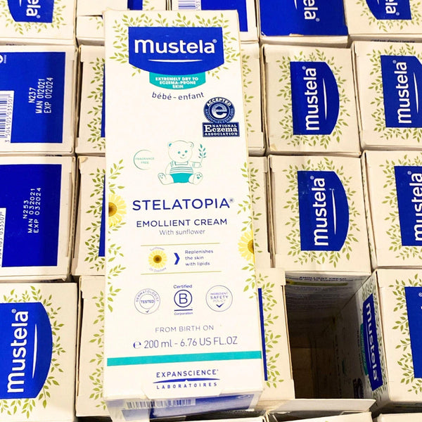Mustela Stelatopia Emollient Cream (50 Pcs Lot) - Discount Wholesalers Inc