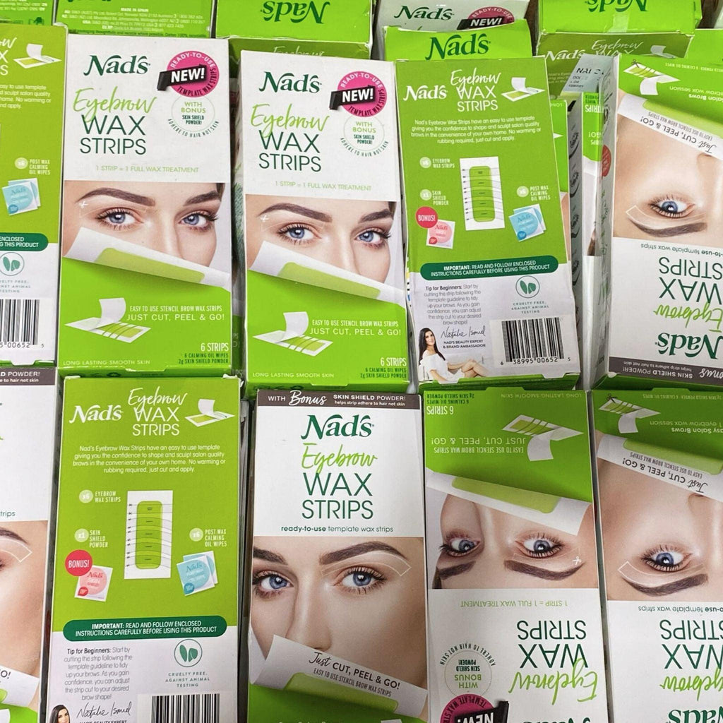 Nads Eyebrow Wax Strips (50 Pcs Lot) - Discount Wholesalers Inc