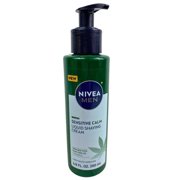 Nivea Men Sensitive Calm Liquid Shaving Cream 6.8FL.OZ (60 Pcs Lot) - Discount Wholesalers Inc
