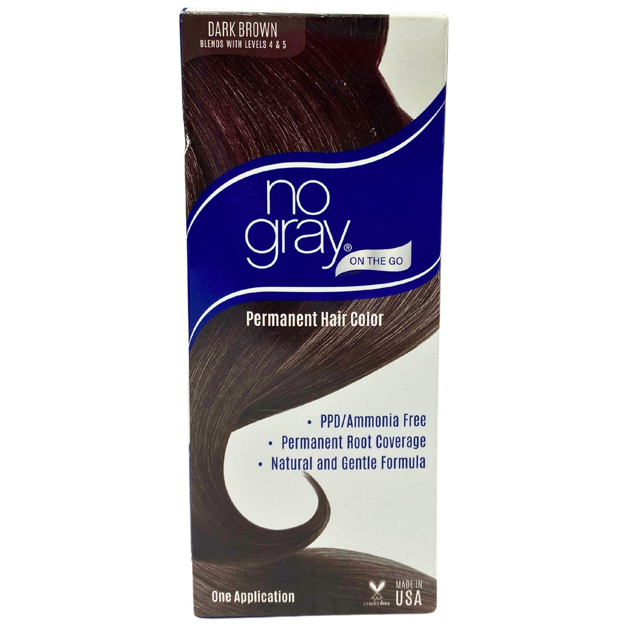 No Gray On The Go Permanent Hair Color Dark Brown (50 Pcs Lot) - Discount Wholesalers Inc