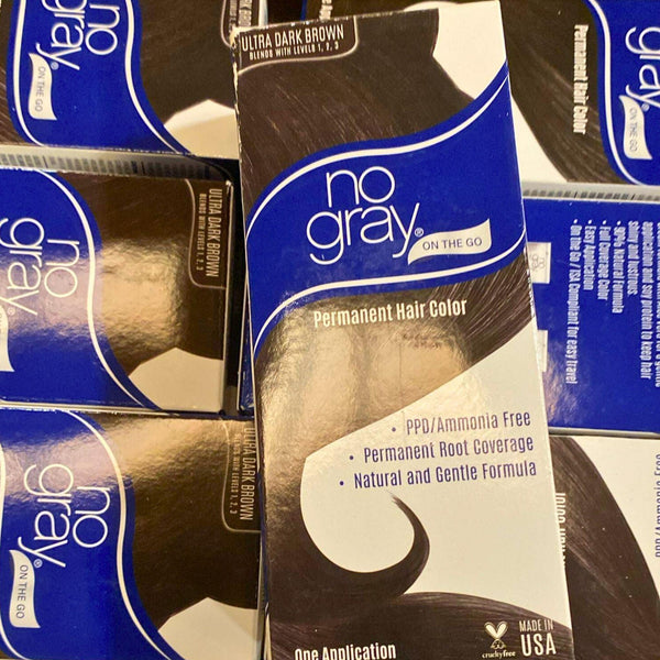 No Gray On The Go Permanent Hair Color Ultra Dark Brown (50 Pcs Lot) - Discount Wholesalers Inc